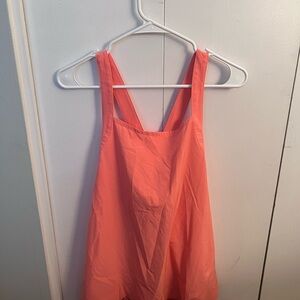 Coral Sleeveless Top